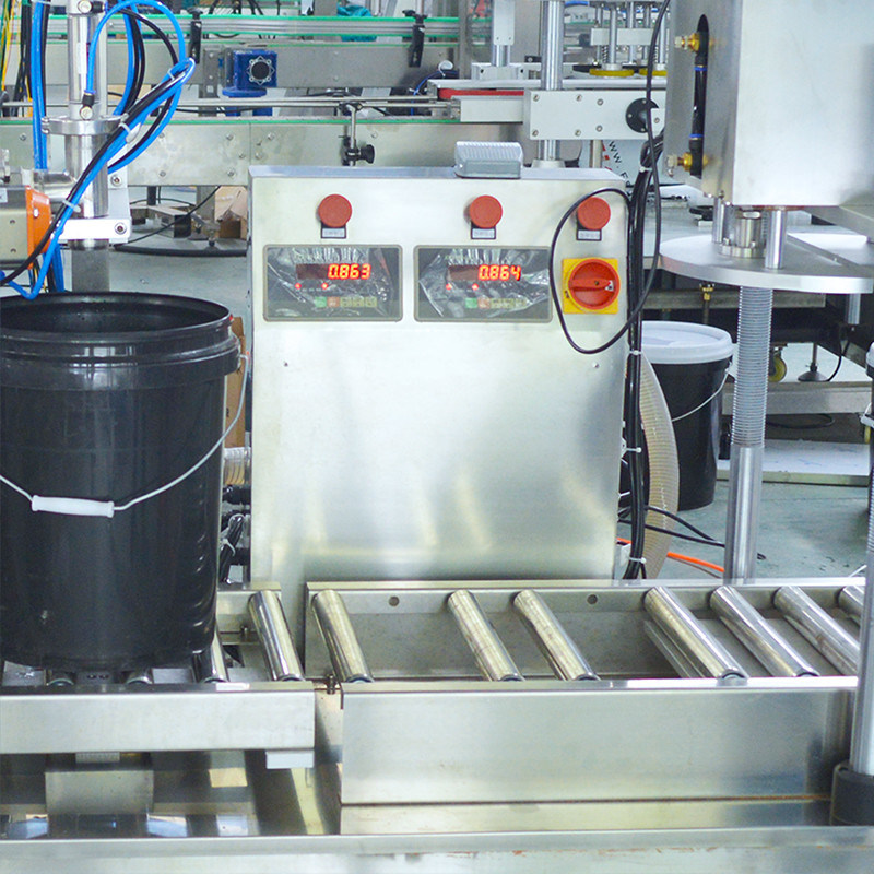 Μηχανή πλήρωσης 78 KG για 5-50L χειροκίνητη γεμάτη βαρέλια πετρελαίου λιπαντικού βαρέλι και ζύγιση