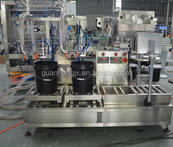 Μηχανή πλήρωσης 78 KG για 5-50L χειροκίνητη γεμάτη βαρέλια πετρελαίου λιπαντικού βαρέλι και ζύγιση