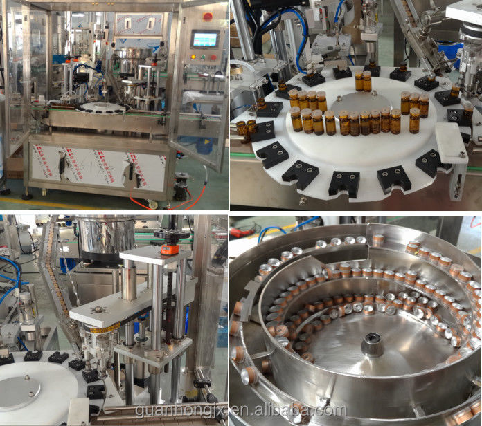 220V/380V 50HZ τάση ταχύτητα πλήρης αυτόματη γυάλινη συσκευή γεμίσματος μπουκαλιών