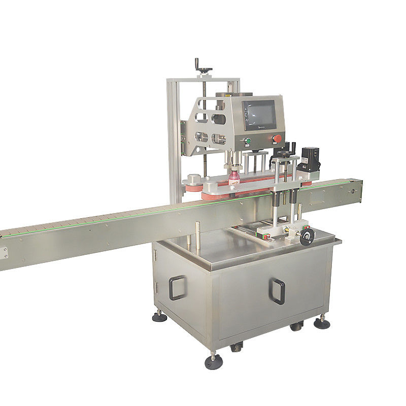 320 KG High Automation Rotary Bottle Screw Capping Machine για μεταλλικό συσκευαστικό υλικό