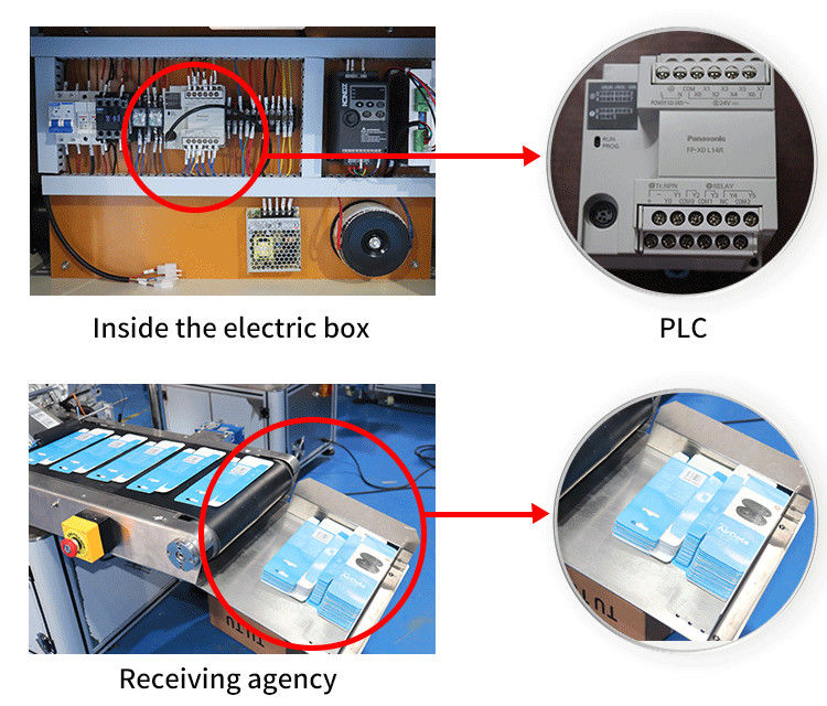 220V/380V/110V τάση αυτόματη αυτοκόλλητη μηχανή σήμανσης καρτών για ταχεία σήμανση