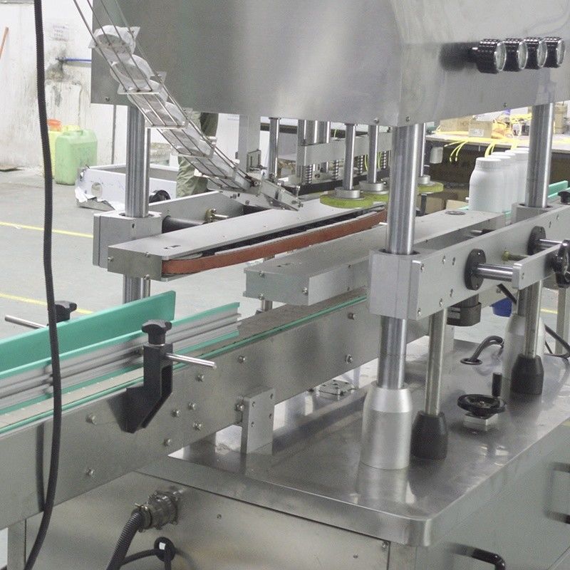 Τύπος συσκευασίας Ετικέτα από ξύλο 900 KG πλαστική στρογγυλή συσκευή κάλυψης μπουκαλιών με διαλογή καπακιού